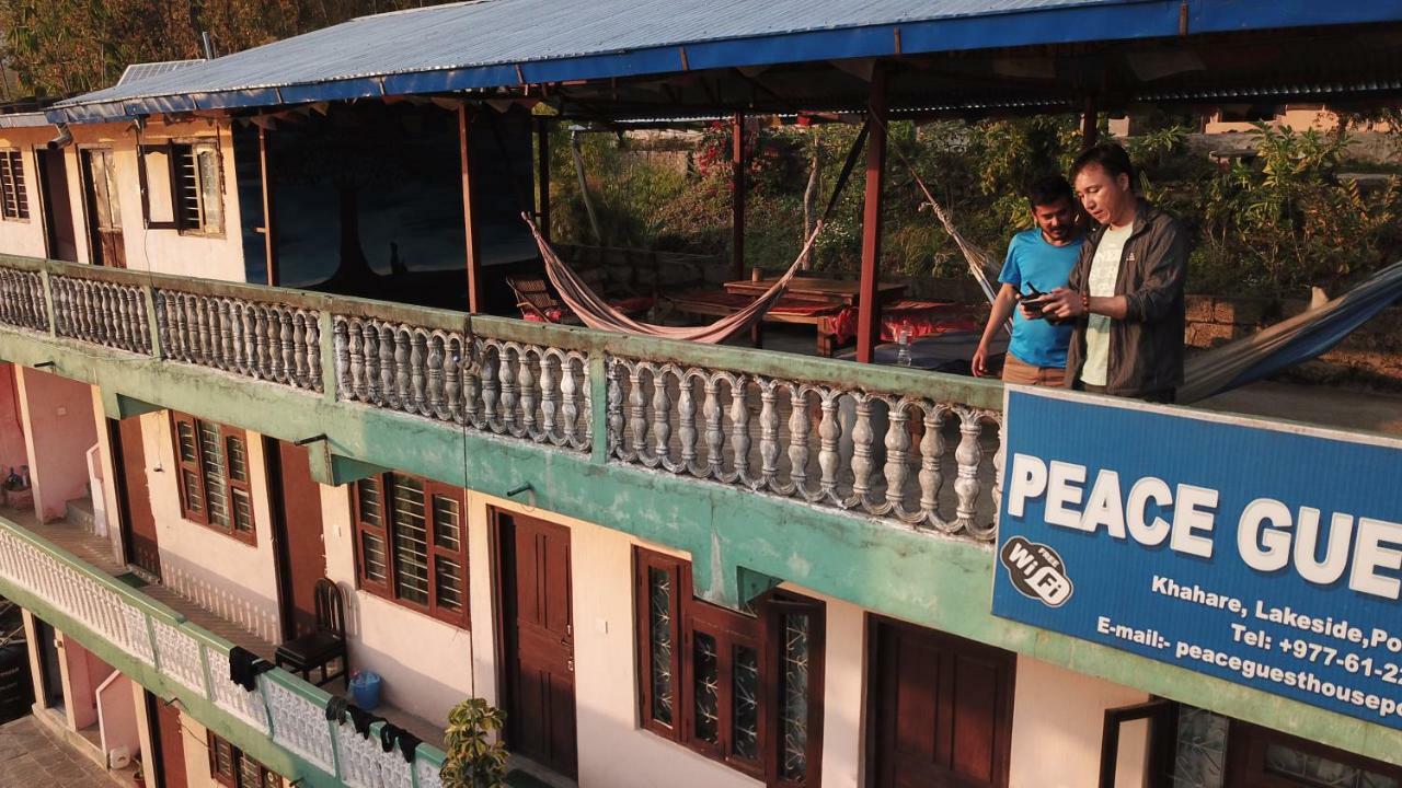 Peace Guest House Pokhara Buitenkant foto