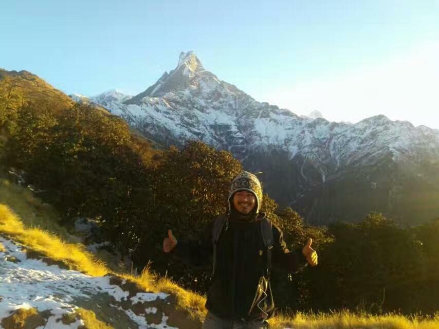 Peace Guest House Pokhara Buitenkant foto